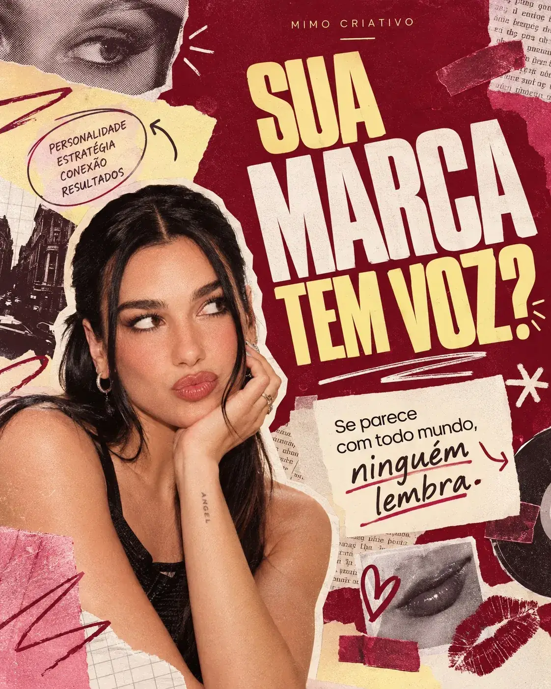 Arte Mimo Criativo sobre identidade de marca