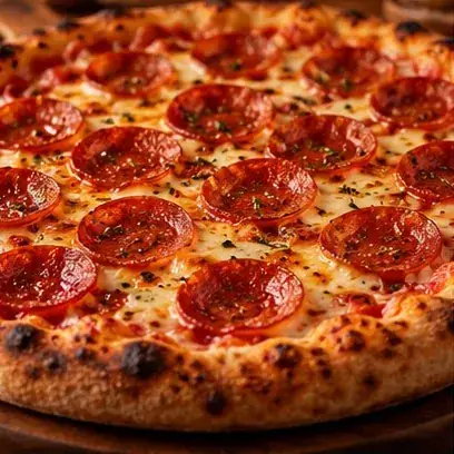 Pizza artesanal do Forno Alto